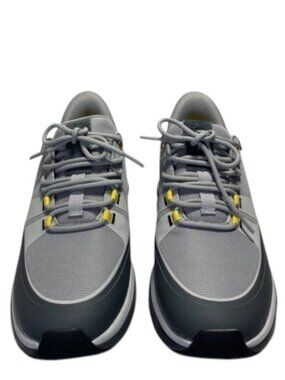NEW KIZIK London Low Top Sneakers Grey Mesh Men’s Size 9 Hands-Free Comfort –